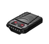 Fangxuee Smart Headlight Type-C Charge de 2000 MHz Capteur d'onde Forte Lumière pour la Pêche Nocturne Noire