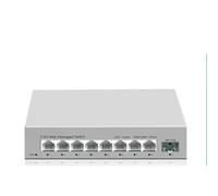Fangxuee Smart Managed 2.5GBE 8 Port Network Switch 2500m 10G SFP + Slot Web Géré Aggrégation HomeLab Setup EU Plug