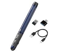 Fangxuee Smart Wireless Pen Portable Operation Easy Opace 2,4 GHz USB-A Type-C pour Mention de Bureau Maison ETC Blue