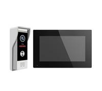Fangxuee Sonnette Vidéo Interphone D'Appartement 7 Pouces Système de Moniteur Tactile TUYA WiFi Interphone Vidéo Domestique Kits de Téléphone de Porte Prise UE