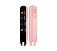 Fangxuee Stylo Traducteur Vocal Intelligent avec Scanner Intégré, Traducteur Hors Ligne à 112 Langues, Dictionnaire Électronique pour Voyages D'Affaires, Couleur Rose.