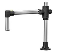 Fangxuee Support de Bras de Dragon de Microscope en Métal Télescopique Universel Pliable à 360° pour Outils de Support de Maintenance et D'Inspection Fixe A