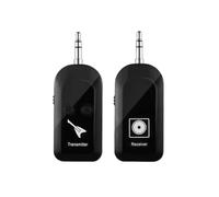 Fangxuee Système de Guitare sans Rechargeable 2,4 G Ensemble Émetteur-Récepteur de Guitare en Temps Réel avec Adaptateur 6,35 mm MusicAccessories A