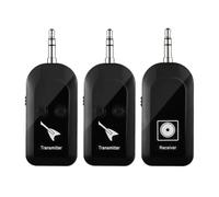 Fangxuee Système de Guitare sans Rechargeable 2,4 G Ensemble Émetteur-Récepteur de Guitare en Temps Réel avec Adaptateur 6,35 mm MusicAccessories B