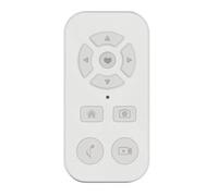 Fangxuee Télécommande Intelligente Bluetooth pour Téléphone Portable Télécommande Universelle Perche à Selfie Contrôleur de Caméra Bluetooth Blanc