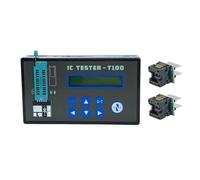 Fangxuee Testeur de Circuits Intégrés LED Transistor Testeur de Circuits IC Chip Général pour Tester les Puces Logiques 74HC 74LS CD40 45/145
