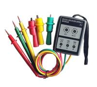 Fangxuee Testeur de Courant de Phase de Phase de Phase Triphasée avec Lumière LCD et Invite Du Buzzer pour Juger la Séquence de Phases et la Direction de Rotation