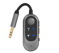 Fangxuee Transmetteur Audio sans Bluetooth pour Casque, Adaptateur Jack Audio 3,5 mm pour Téléviseur, Avion, Voiture, PC, Équipement de Sport.