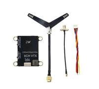 Fangxuee Transmetteur Audio Vidéo FPV Haute Puissance 2.0G 2.1G 2.2G 2W VTX 8 Canaux NTSC/PAL pour Drone RC Longue Portée FPV