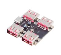 Fangxuee USB 2.0 vers 4 Voies Moyeu USB Module de Moyeu USB 2.0 vers 4 Ports Module D'Expansion de Contrôleur 4 Ports USB 2.0