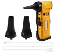 Fangxuee Ventilateur à Main avec Léger 110000 TR/Min de Sèche-Cheveux Réglable à Vide Aspirateur à Aspirateur Souffleuse à Poussière de Poussière Moteur sans Balais B