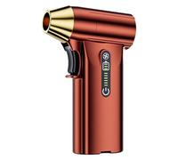 Fangxuee Ventilateur Turbo à Jet Violent 130 000 Tr/Min, Moteur Sans Balais, Ventilateur Portable à Turboventilateur pour Clavier D'Ordinateur, Extérieur, Voiture, Maison, Rouge