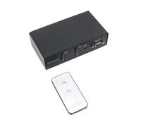 Fangxuee Vidéo VGA Splitter Switcher 2 en 4 Distribution 350 MHz 1920x1440 Résolution avec Remote Control EU Plug