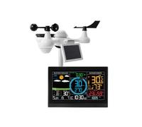 Fangxuee WiFi Digital Thermomètre Couleur Humidité Viette Du Vent Précipitant Pression de la Pression Mémères Prévision des Intempéries