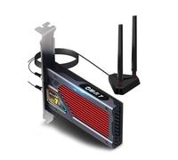 Fangxuee WiFi7 BE8800RGB PCIe Wireless Network Card BT5.4 8774Mbps pour Leprop PC Tri-Band 2.4G / 5G / 6GHz pour Win10 / 11