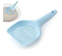FANGZ Pelle à crottes de Chat, Pelle à crottes de Chat | Tamis de boîte à crottes - Pelle antiadhésive, Pelle d'angle, Pelle Ergonomique pour Chat pour Un ramassage Facile, Nettoyage Efficace