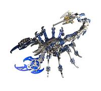 FANGZI Puzzle 3D en Métal Scorpion Roi - 200 Pièces, Kit de Modélisation, Calendrier de l'Avent 2022, Cadeau Adulte, Ornements Bleus