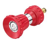 FANHAO Pistolet Arrosage Style Pompier, Buse de Tuyau D'incendie Haute Pression, Pulvérisateur Réglable à Haute Puissance et Résistante aux Fuites pour Arroser la Pelouse/le Jardin, Laver Voitures