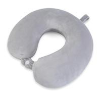FANHOMAS Coussin de Voyage, Oreiller de Voyage Memoire Forme, Coussin Voyage Avion Adulte Portable Coussin Avion Tour de Cou Avion Travel Neck Pillow pour Avion Voiture Train Bureau (Velours)