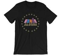Fania All Stars Men T Shirt Salsa Latin Record Label Tee Black M