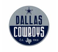 Fanion de forme classique découpé de Rico Industries NFL Football Dallas Cowboys - Décoration pour la maison et le salon - Feutre doux facile à a