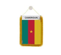 Fanion de Voiture Cameroun 10x15cm