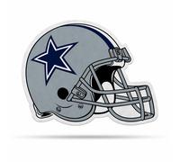 Fanion découpé en forme de casque de football américain NFL des Cowboys de Dallas de Rico Industries - Décoration pour la maison et le salon - Fe