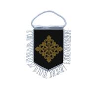 Fanion Mini Drapeau Croix ethiopienne theotolkos ethiopie