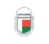 fanion mini drapeau pays voiture decoration madagascar malgache