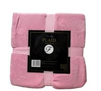 Fanititex Plaid cocooning Polaire - 160x210cm - Ultra Doux & Chaud - Couverture Cocoon Parfaite pour l’Hiver - Idée Cadeau Confort - 6 Couleurs au Choix (Rose)