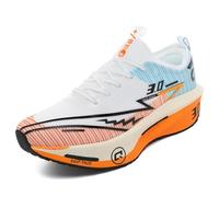 Fanixhs Chaussures De Course Professionnelles avec Plaque en Carbone, Chaussures De Basket, Chaussures De Sport Respirantes Et Légères pour Hommes Et Femmes (C004,36)
