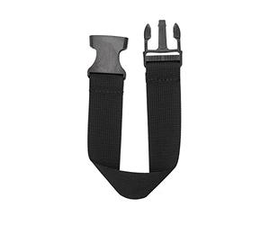 FANJABA Prolongateur de ceinture pour sac banane, extension de sangle, ceintures de sac de taille, noir