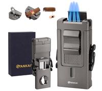 FANKAI briquet multi-outils, allume-cigare, support à cigare, accessoires de cigare, cadeau cool pour homme