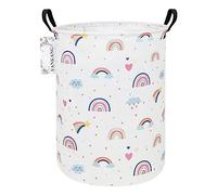 FANKANG Panier à linge pliable en toile avec revêtement en polyéthylène imperméable, paniers de rangement pour la chambre des enfants, la chambre d'enfant, la maison, panier cadeau, bureau, chambre