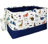 Fankang Panier de Rangement rectangulaire en Tissu avec imprimé Dinosaure pour Chambre d'enfant, Panier de Rangement, Sac de Livres, paniers Cadeaux