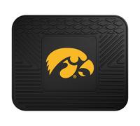 Fanmats 10074 Iowa Hawkeyes Back Row Utility Car Mat - 1 pice - 14 pouces. x 17in. Logo de l'quipe moule par une protection contre les intempries