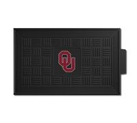 FANMATS - 11378 Tapis de porte en vinyle NCAA University of Oklahoma Sooners Noir 19x30