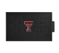 FANMATS - 11385 Tapis de porte en vinyle noir NCAA Texas Tech University Red Raiders 19""""x30""""
