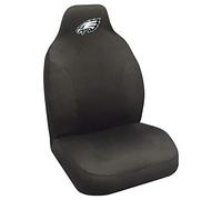 FANMATS - 21575 NFL Philadelphia Eagles Housse de siège brodée, Noir, 50,8 x 121,9 cm