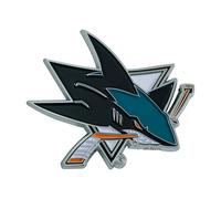 FANMATS Emblème de Couleur des Requins de San Jose de la LNH, Couleurs de l'équipe, Taille Unique, 25088