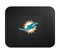 Fanmats NFL Miami Dolphins Tapis de Voiture en Vinyle, Mixte Adulte, 9989, Miami Dolphins, 14"X17"