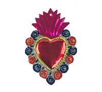 FANMEX - Fantastik - Coeur ex-voto Traditionnel - Coeur de Laiton Mexicain (Classique)