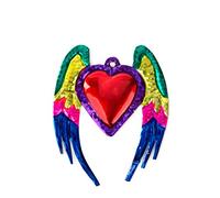 FANMEX - Fantastik - Coeur ex-voto Traditionnel - Coeur de Laiton Mexicain (Deux Ailes)