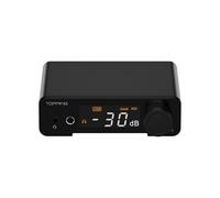 Fanmusic TOPPING DX1 II DAC & amplificateur pour casque compatible gaming avec puce décodée ES9039Q2M de 3e génération, XMOS XU-316 avec télécommande (Noir)