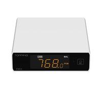 Fanmusic Topping E50 II Décodeur de bureau AK4497S Puce DAC TRS/RCA Line Out avec télécommande (blanc)