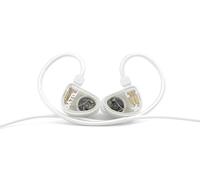 Fanmusic TRUTHEAR Gate Écouteurs intra-auriculaires dynamiques économiques avec câble 0,78 à 2 broches (blanc, avec micro)