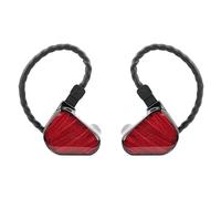 Fanmusic TRUTHEAR x Crinacle ZeroRed Dual Dynamic Drivers Casque Intra-auriculaire 0 78 2-pin câble Taille Unique Rouge