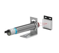 FANNIXI Détecteurs photoélectriques Capteur photoélectrique rétro-réfléchissant série M12 10-30 V NPN PNP Spot Visible détection 2 mm 6 M réglable(NPN NC)