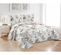 Fanny & Céline Couvre lit épais matelassé 180x240cm avec 1 taies 65x65cm M23-6008