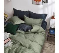 Fanny & Céline Housse de Couette Percale 100% Coton 80 Fils 240x220cm avec 2 taies d'oreiller 65x65cm Parure 3 Pièces FC-2514